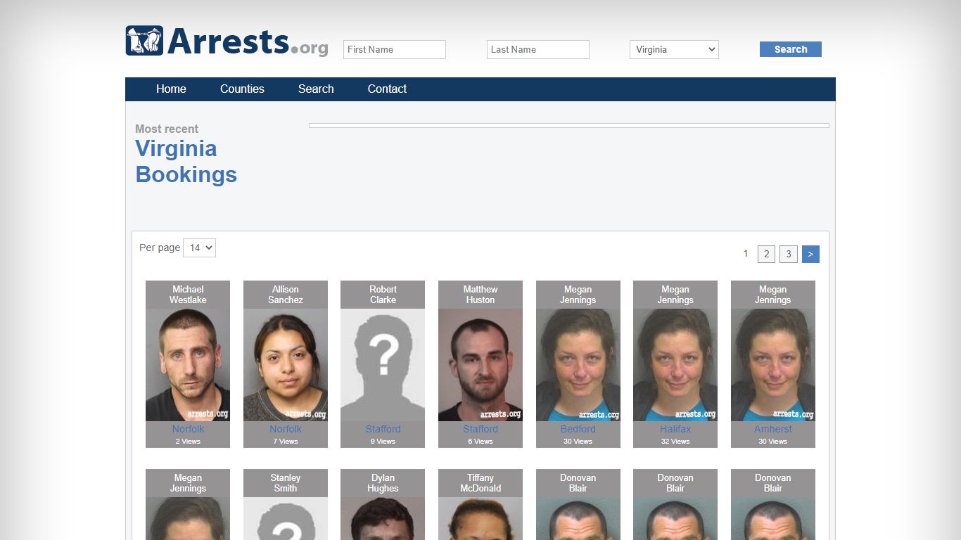 Virginia Arrests and Inmate Search